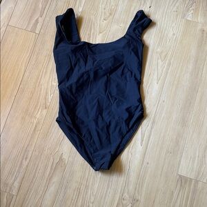 Black One-Piece Swimsuit